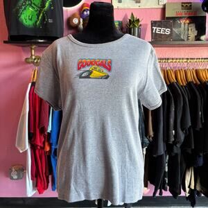 Vintage Good Gals Baby Tee Size XL